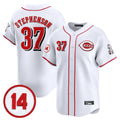 Trusc C.Reds #37 Tyler Stephenson Player White Vapor Premier Limited Home Stitched Jerseys