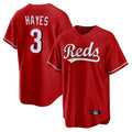 Trusc C.Reds #3 Ke'Bryan Hayes Player Red Home Game Stitched Jerseys
