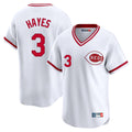 Trusc C.Reds #3 Ke'Bryan Hayes Player White Cooperstown Collection Limited T-shirt Home Stitched Jerseys