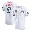 Trusc C.Reds #3 Ke'Bryan Hayes Player White Speedway Classic Limited Elite Home Stitched Jerseys