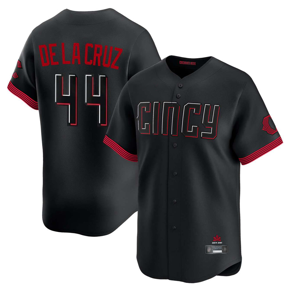 Trusc C.Reds #44 Elly De La Cruz Player Black City Connect Home Limited Stitched Jerseys