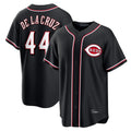 Trusc C.Reds #44 Elly De La Cruz Player Black Fashion Out Home Game Stitched Jerseys