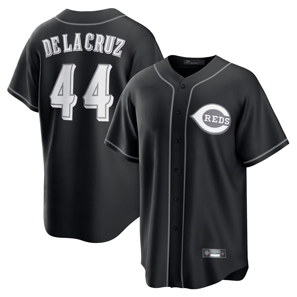 Trusc C.Reds #44 Elly De La Cruz Player Black Home Game Stitched Jerseys