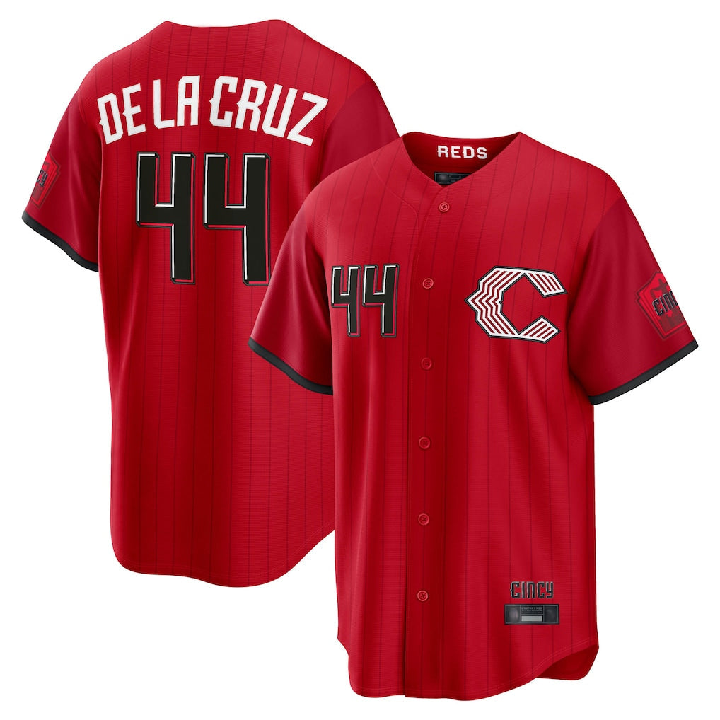 Trusc C.Reds #44 Elly De La Cruz Player Red 2026 City Connect Home Game Stitched Jerseys