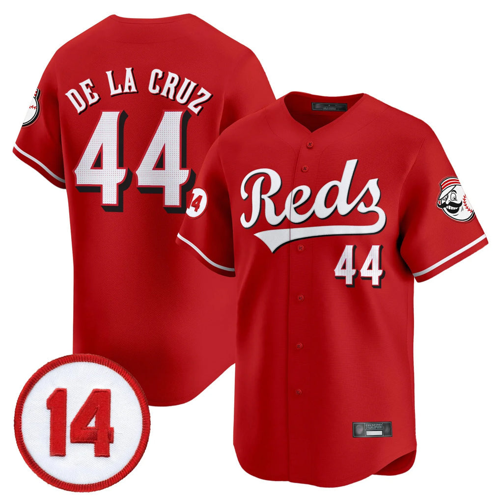 Trusc C.Reds #44 Elly De La Cruz Player Red Vapor Premier Limited Home Stitched Jerseys