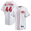 Trusc C.Reds #44 Elly De La Cruz Player White Game Home Stitched Jerseys