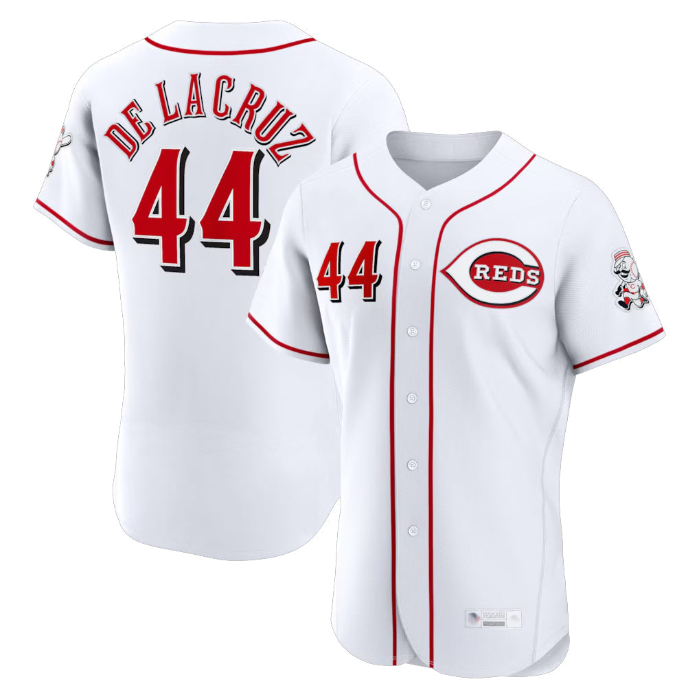 Trusc C.Reds #44 Elly De La Cruz Player White Limited Elite Home Stitched Jerseys