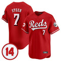 Trusc C.Reds #7 Spencer Steer Player Red Vapor Premier Limited Home Stitched Jerseys