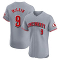 Trusc C.Reds #9 Matt McLain Player Gray Limited Elite Home Stitched Jerseys