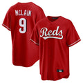 Trusc C.Reds #9 Matt McLain Player Red Home Game Stitched Jerseys