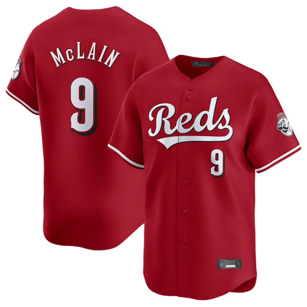 Trusc C.Reds #9 Matt McLain Player Red Home Limited Stitched Jerseys