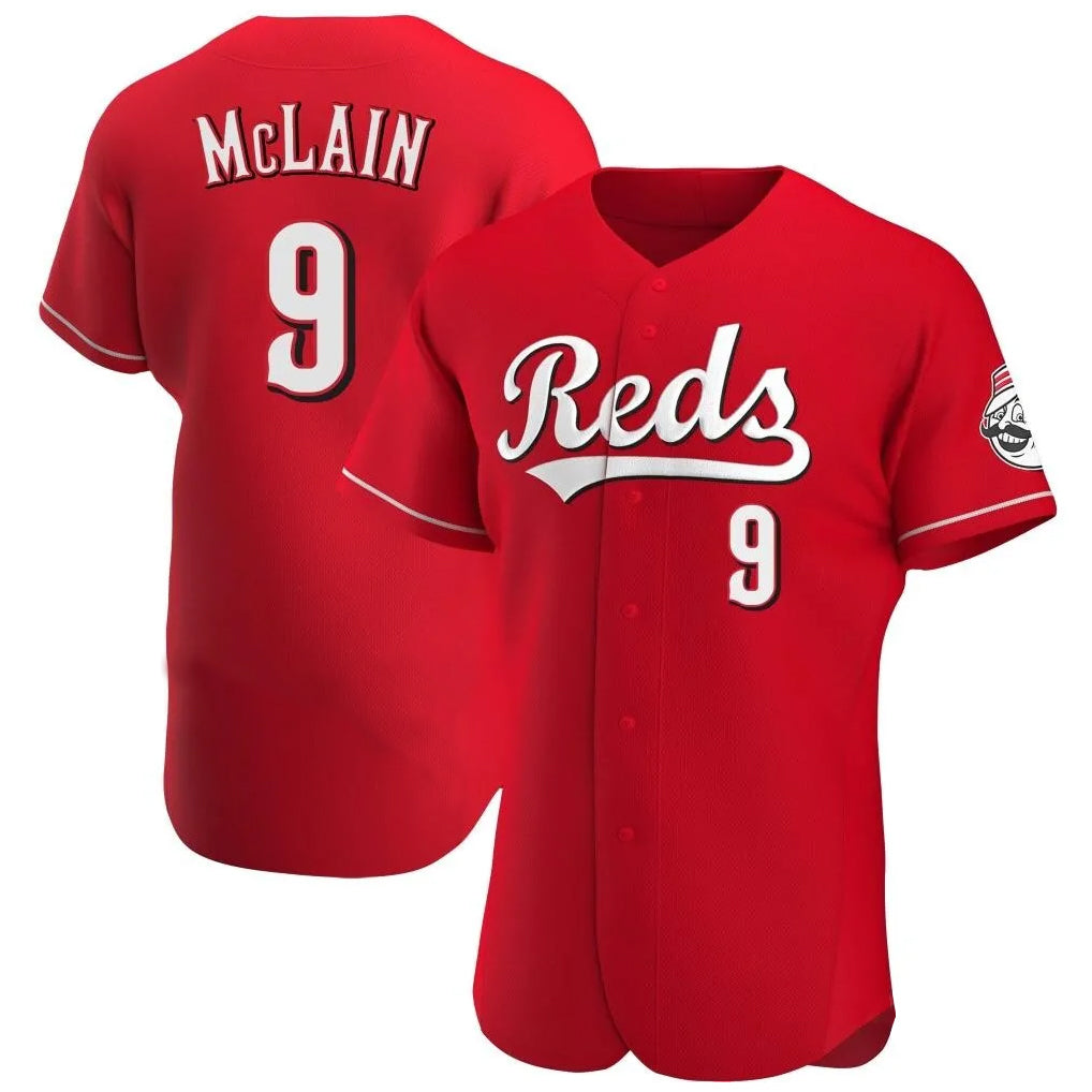 Trusc C.Reds #9 Matt McLain Player Red Limited Elite Home Stitched Jerseys