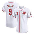 Trusc C.Reds #9 Matt McLain Player White Limited Elite Home Stitched Jerseys
