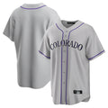 Trusc C.Rockies Gray Game Home Blank Player Stitched Jerseys
