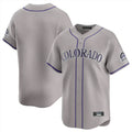 Trusc C.Rockies Gray Limited Home Blank Player Stitched Jerseys