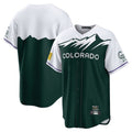 Trusc C.Rockies Green City Connect Home Game Blank Player Stitched Jerseys