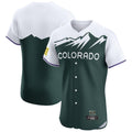 Trusc C.Rockies Green City Connect Limited Elite Home Blank Player Stitched Jerseys