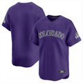 Trusc C.Rockies Purple Limited Home Blank Player Stitched Jerseys