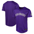 Trusc C.Rockies Purple Limited Home Game Blank Player Stitched Jerseys