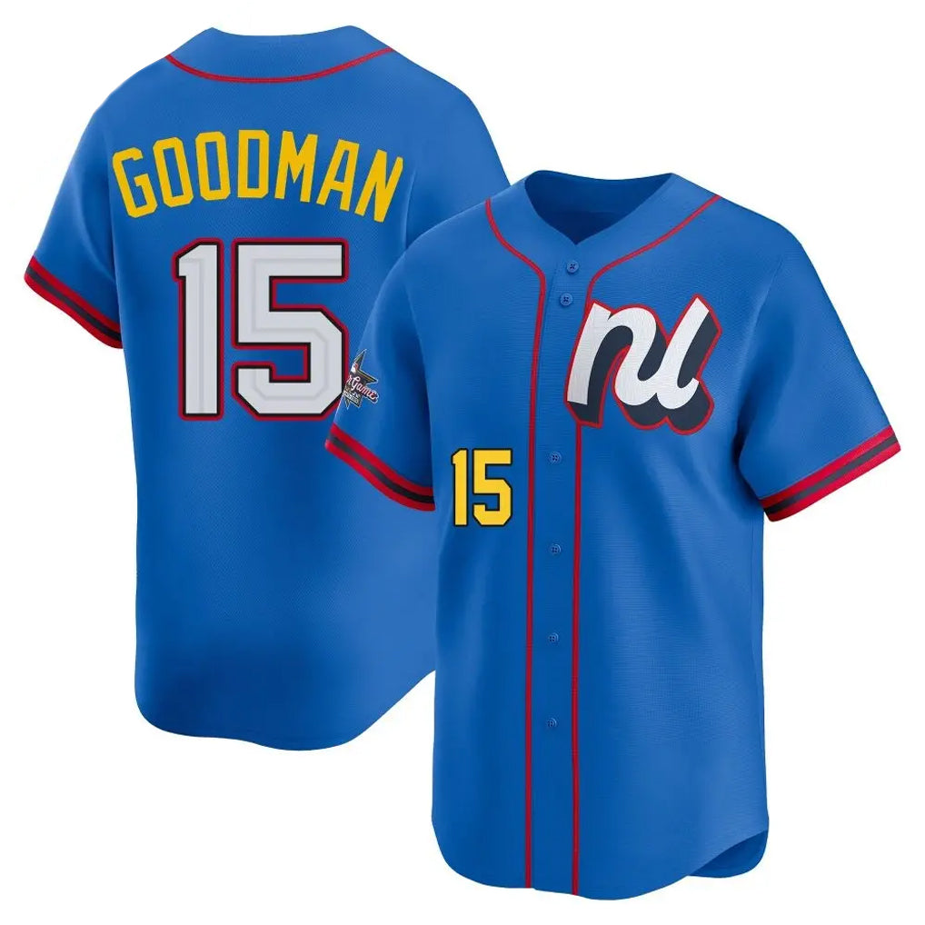 Trusc C.Rockies #15 Hunter Goodman Player Blue National League All-Star Edition Home Limited Stitched Jerseys