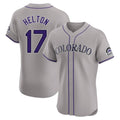 Trusc C.Rockies #17 Todd Helton Player Gray Limited Elite Home Stitched Jerseys