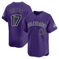 Trusc C.Rockies #17 Todd Helton Player Purple Limited Home Stitched Jerseys