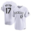 Trusc C.Rockies #17 Todd Helton Player White Limited Home Stitched Jerseys