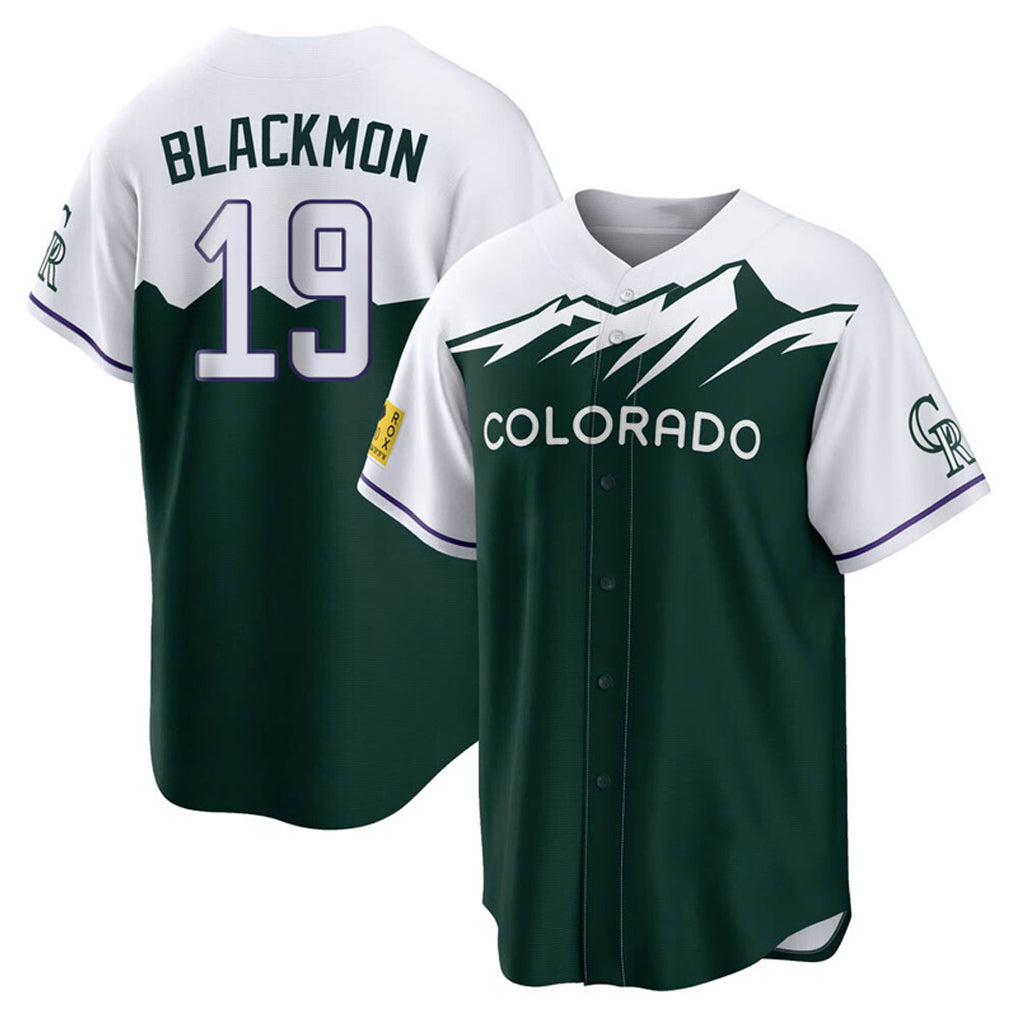 Trusc C.Rockies #19 Charlie Blackmon Player Green City Connect Home Game Stitched Jerseys