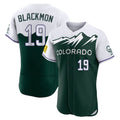 Trusc C.Rockies #19 Charlie Blackmon Player Green City Connect Limited Elite Home Stitched Jerseys