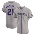 Trusc C.Rockies #21 Kyle Freeland Player Gray Limited Elite Home Stitched Jerseys