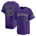 Trusc C.Rockies #21 Kyle Freeland Player Purple Limited Home Stitched Jerseys
