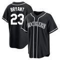 Trusc C.Rockies #23 Kris Bryant Player Black Fashion Out Home Game Stitched Jerseys