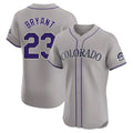 Trusc C.Rockies #23 Kris Bryant Player Gray Limited Elite Home Stitched Jerseys