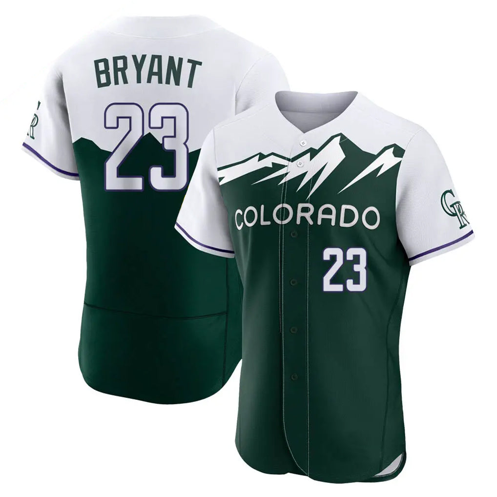 Trusc C.Rockies #23 Kris Bryant Player Green City Connect Limited Elite Home Stitched Jerseys