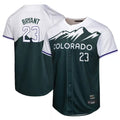 Trusc C.Rockies #23 Kris Bryant Player Green City Connect Limited Home Game Stitched Jerseys