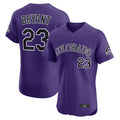 Trusc C.Rockies #23 Kris Bryant Player Purple Limited Elite Home Stitched Jerseys