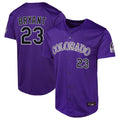 Trusc C.Rockies #23 Kris Bryant Player Purple Limited Home Game Stitched Jerseys