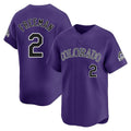 Trusc C.Rockies #2 Tyler Freeman Player Purple Limited Home Stitched Jerseys