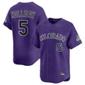 Trusc C.Rockies #5 Matt Holliday Player Purple Limited Home Stitched Jerseys