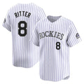 Trusc C.Rockies #8 Ryan Ritter Player White Limited Home Stitched Jerseys