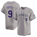 Trusc C.Rockies #9 Brenton Doyle Player Gray Limited Home Stitched Jerseys