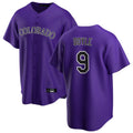 Trusc C.Rockies #9 Brenton Doyle Player Purple Game Home Stitched Jerseys