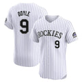 Trusc C.Rockies #9 Brenton Doyle Player White Limited Elite Home Stitched Jerseys