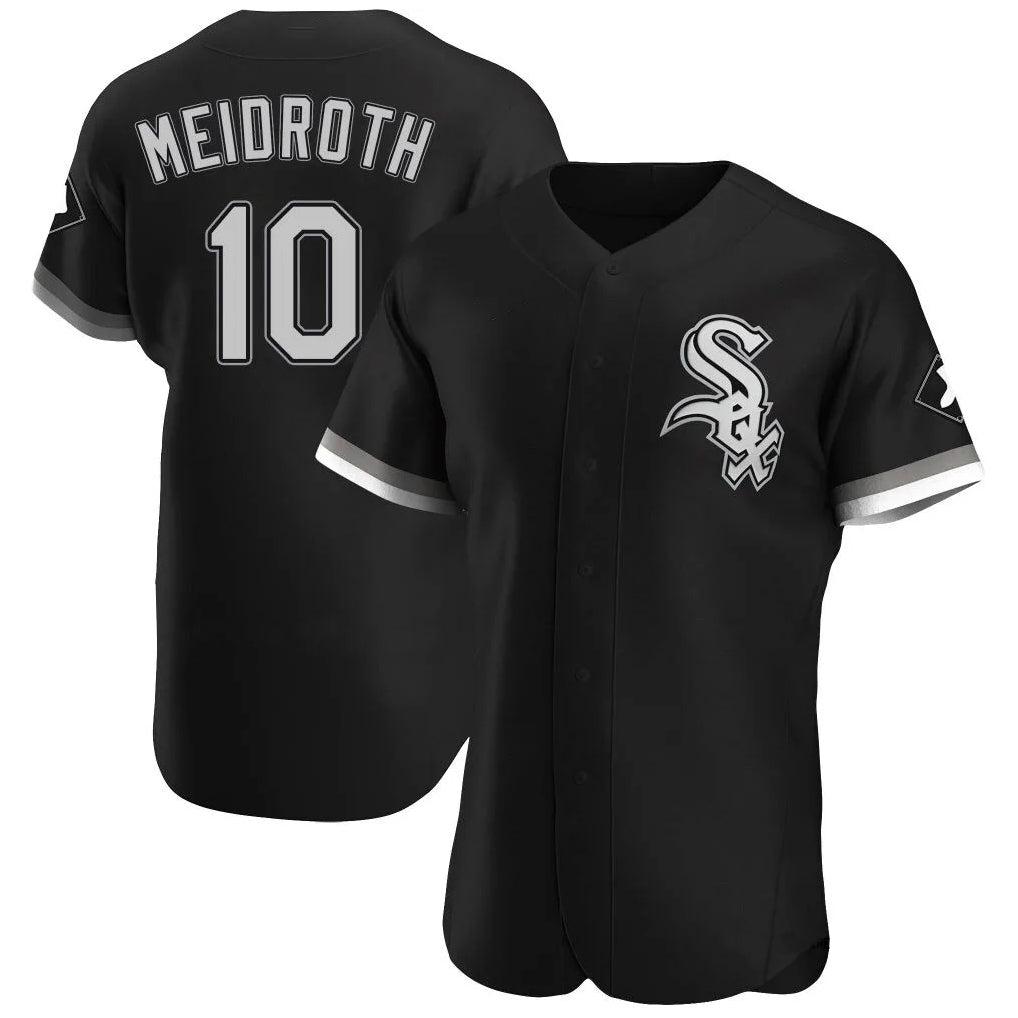 Trusc C.White Sox #10 Chase Meidroth Player Black Limited Elite Home Stitched Jerseys