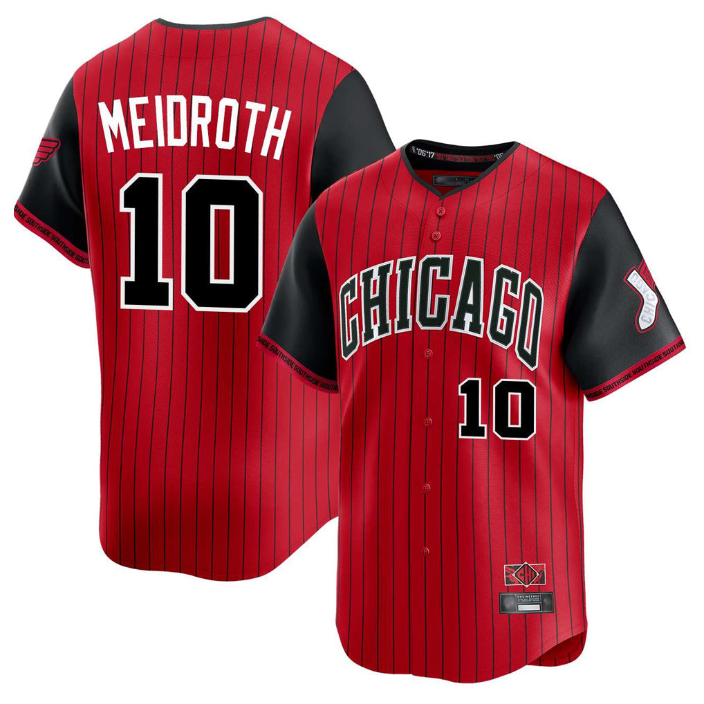Trusc C.White Sox #10 Chase Meidroth Player Red City Connect Limited Home Stitched Jerseys
