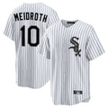 Trusc C.White Sox #10 Chase Meidroth Player White Stripe Home Game Stitched Jerseys