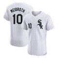 Trusc C.White Sox #10 Chase Meidroth Player White Stripe Limited Elite Home Stitched Jerseys