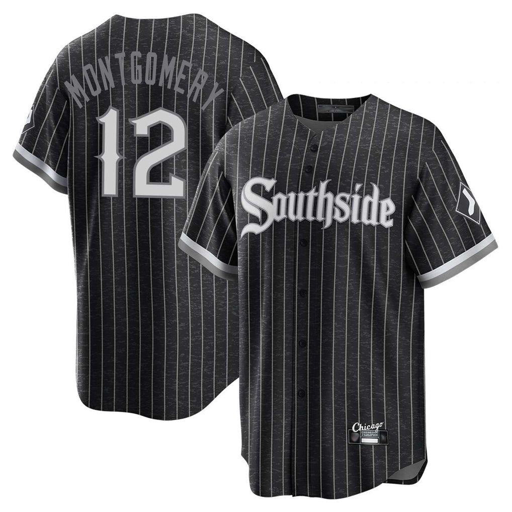 Trusc C.White Sox #12 Colson Montgomery Player Black City Connect Home Game Stitched Jerseys