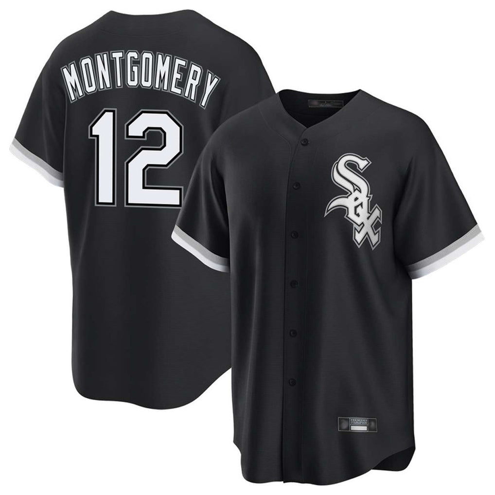 Trusc C.White Sox #12 Colson Montgomery Player Black Home Game Stitched Jerseys