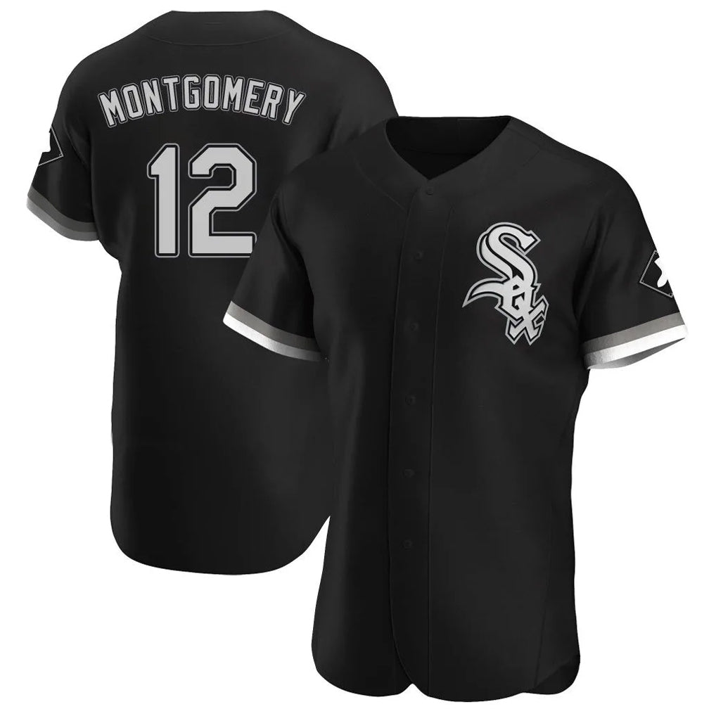 Trusc C.White Sox #12 Colson Montgomery Player Black Limited Elite Home Stitched Jerseys